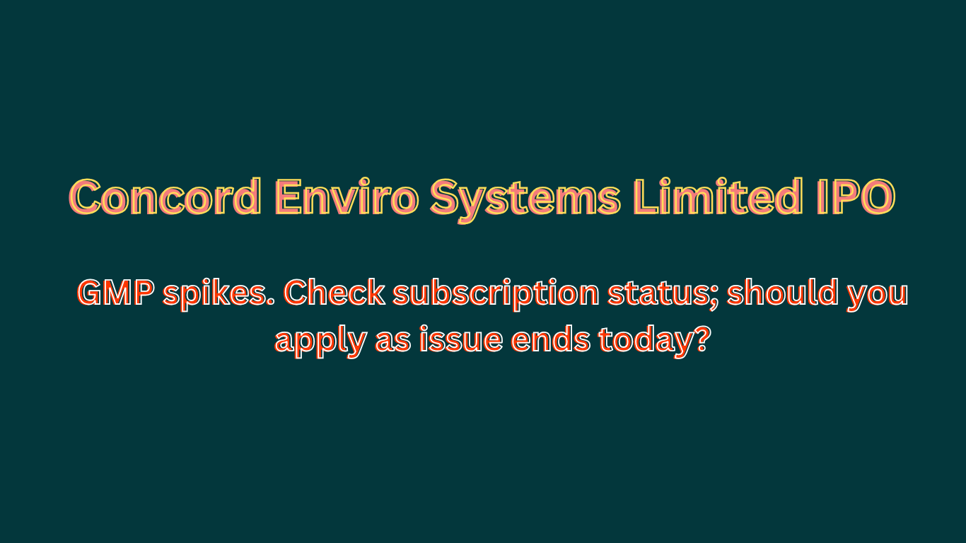 Concord Enviro Systems Limited IPO