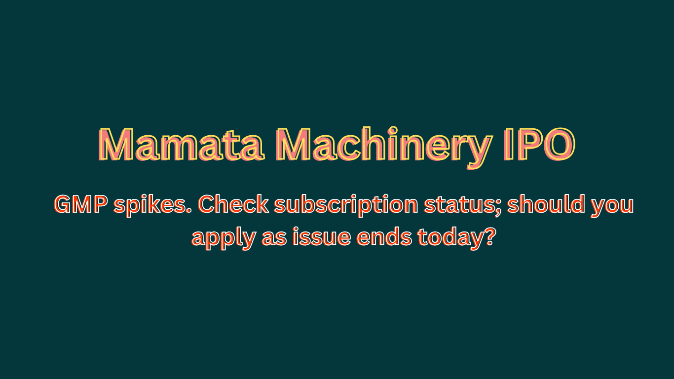 Mamata Machinery IPO